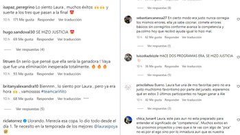 Comentarios sobre la eliminación de