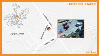 El lugar del ataque en