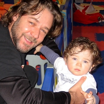 Russell Crowe y su hijo Tennyson