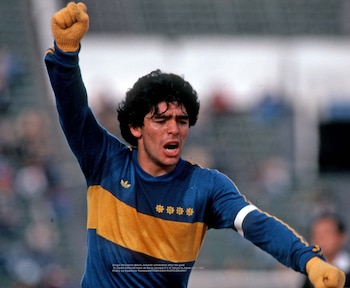 Maradona en Boca en 1982