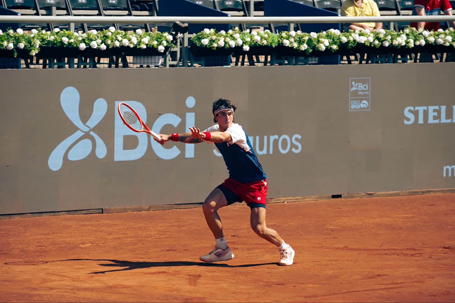 Francisco Comesaña tuvo un arranque de temporada con altibajos (Fuente: Chile Open)