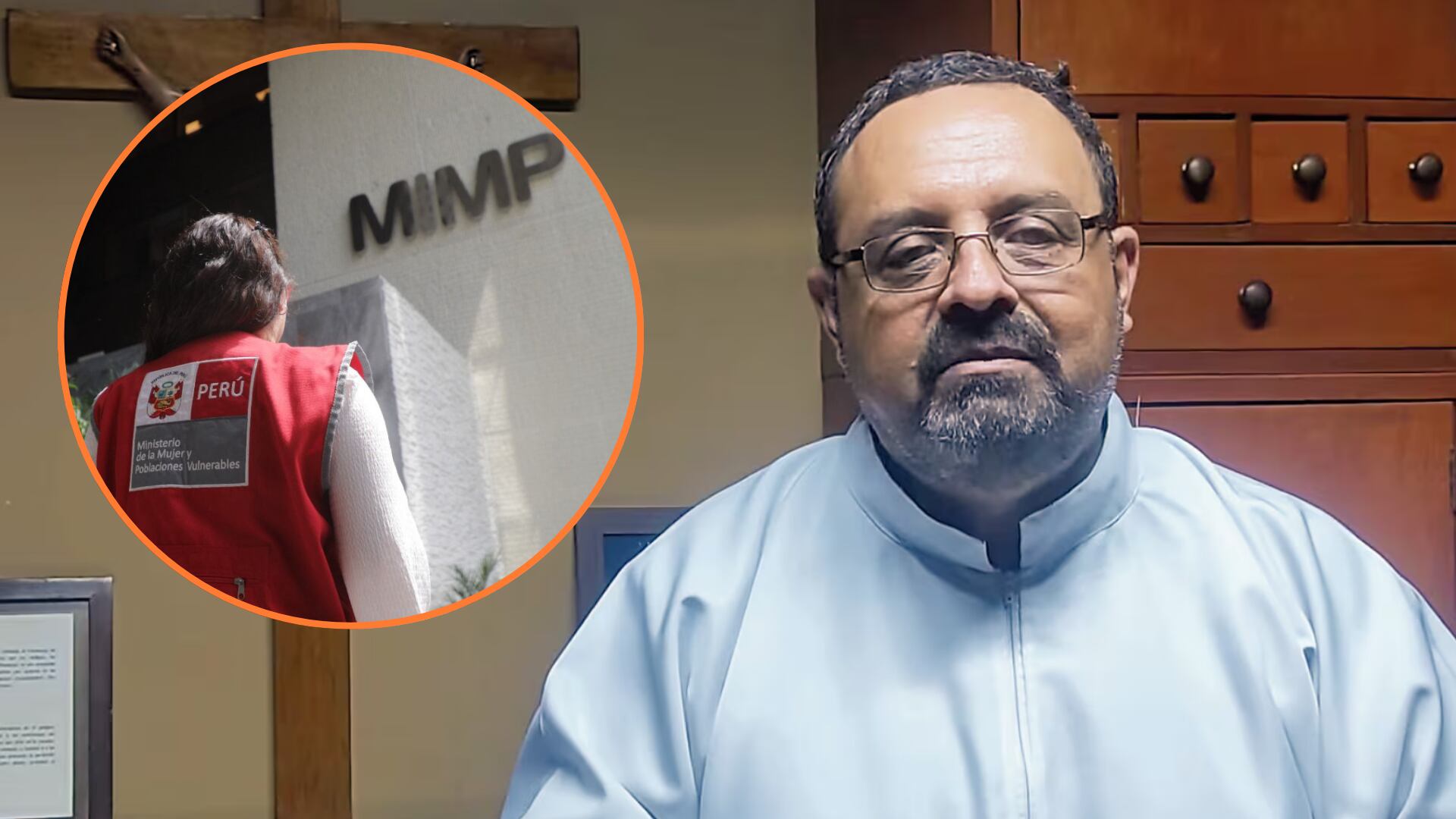 Abogada de denunciantes de tocamientos indebidos en iglesia de San Borja cuestiona apoyo anunciado por el Ministerio de la Mujer y Poblaciones Vulnerables. (Foto composición: Infobae Perú/Agencia Andina/Difusión)
