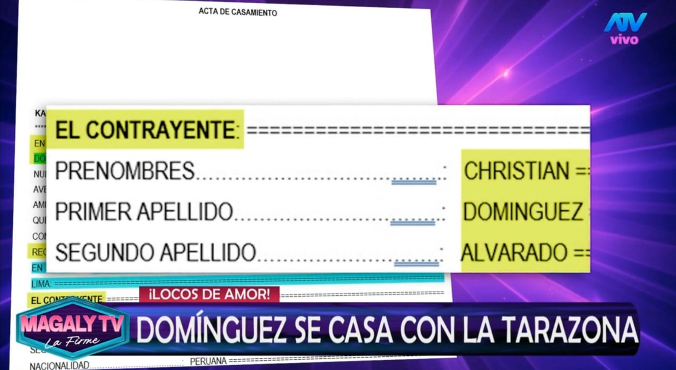 Revelan que Christian Domínguez y Karla Tarazona están a un paso del matrimonio tras viaje romántico. Captura: Magaly TV La Firme.