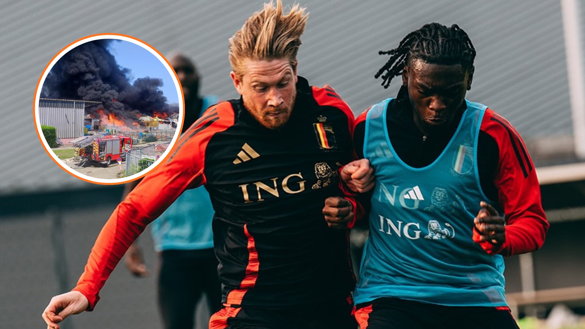 Bélgica sufrió un inesperado problema a pocas semanas del Mundial 2026: incendio obligó a suspender entrenamiento.