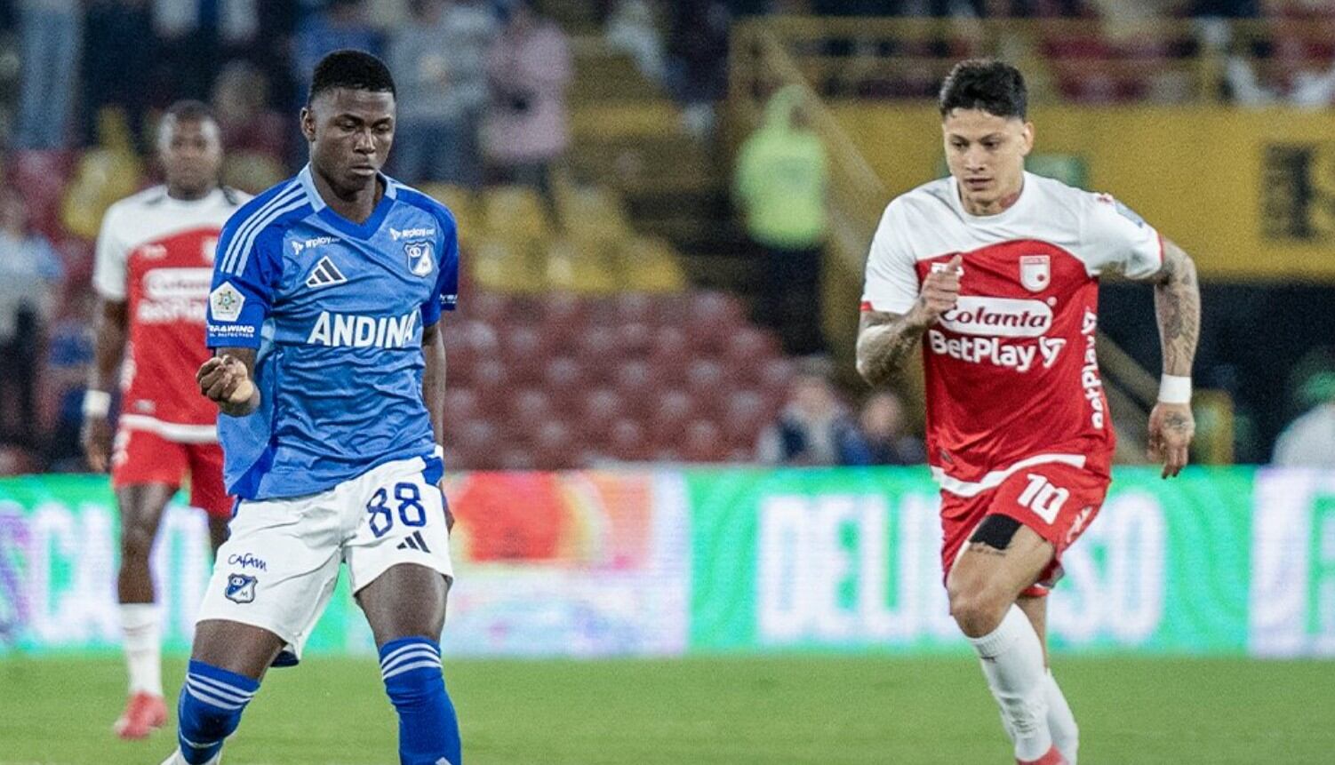 El duelo entre Cardenales y Embajadores está programado para comenzar sobre las 4:00 p. m. - crédito Millonarios FC