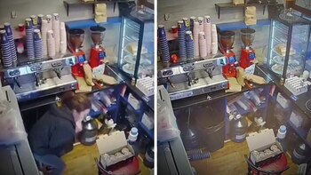 Una cámara de seguridad captó