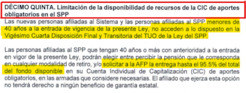 Reforma de pensiones que impulsa