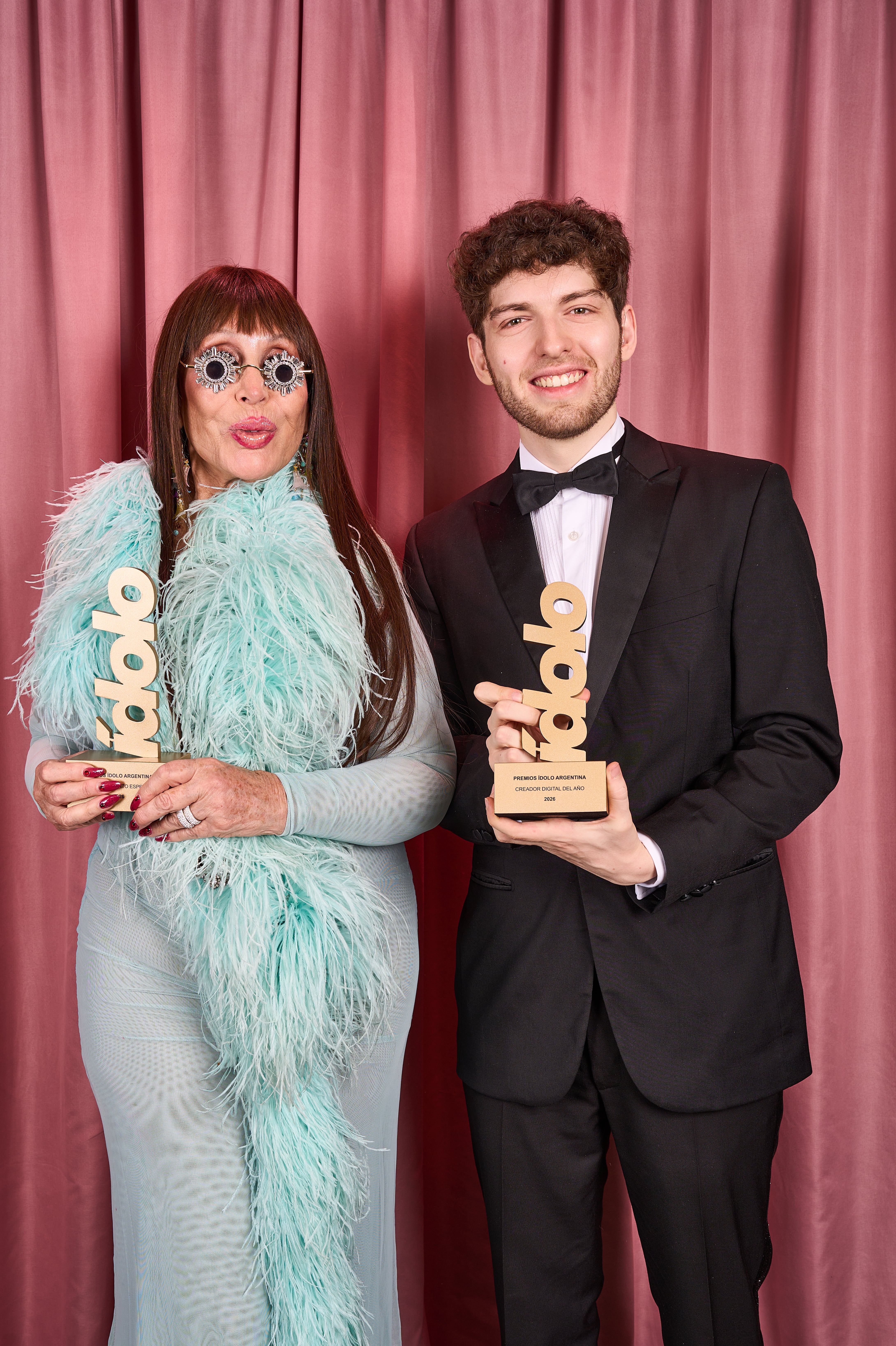 Davo Xeneize y Moria Casán, dos de los nombres más aplaudidos de la gala