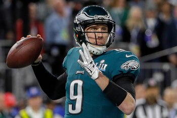 ARCHIVO - Nick Foles, quarterback