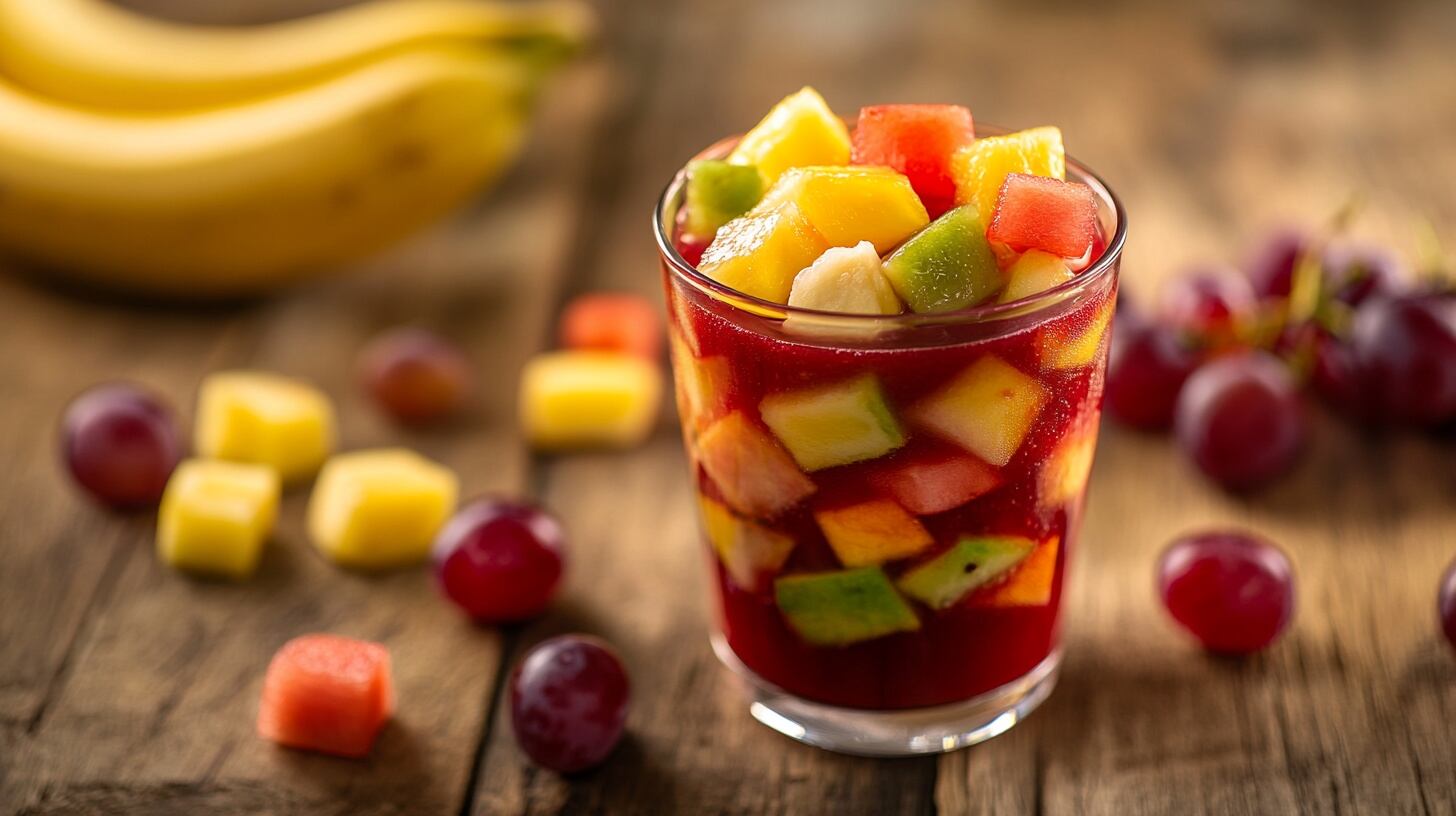 Desde ensaladas de frutas con manzana, melón, banana y jugo de naranja hasta aportes creativos como brochettes bañadas en chocolate, el abanico de postres con frutas es amplio y permite adaptaciones según preferencias y disponibilidad (Imagen Ilustrativa Infobae)