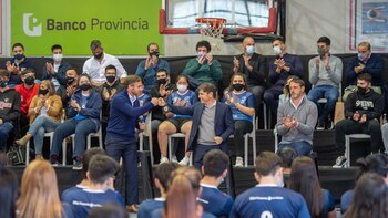 Kicillof junto al intendente Federico