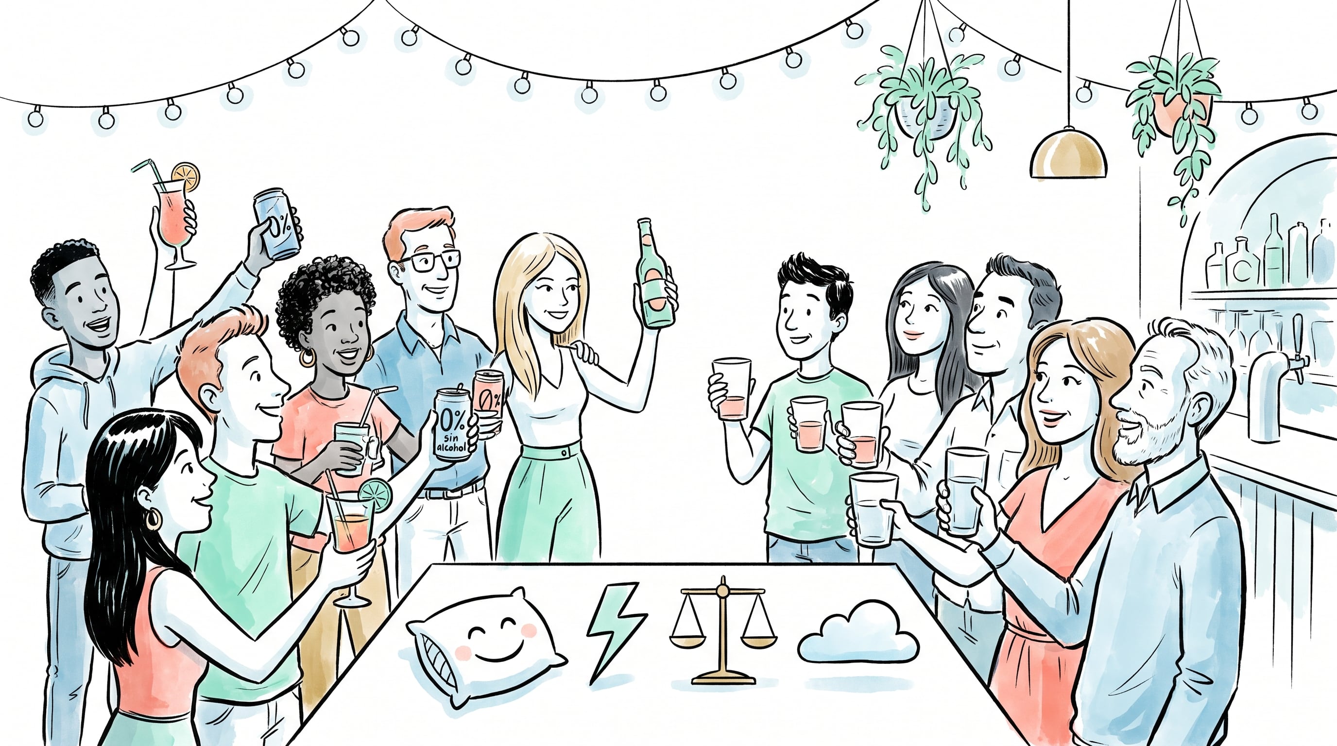 La evidencia científica asocia un mes sin alcohol con mejoras en el sueño, la energía y la presión arterial