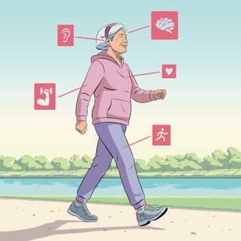 Intrinsic capacity, a holistic measure of what someoneÕs body and mind are capable of, is quickly becoming a preferred way to measure and assess human aging. (Madison Ketcham/The New York Times) -- FOR EDITORIAL USE ONLY WITH NYT STORY LONGEVITY METRIC BY DANA G. SMITH OF AUG. 27, 2026. ALL OTHER USE PROHIBITED.