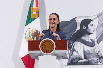 Claudia Sheinbaum en la conferencia