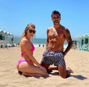 Micaela Viciconte y Fabián Cubero