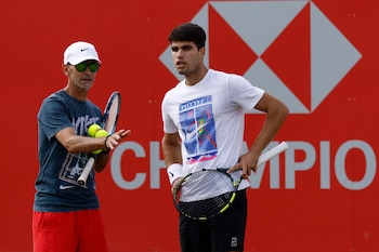 Carlos Alcaraz y Samuel Lopez