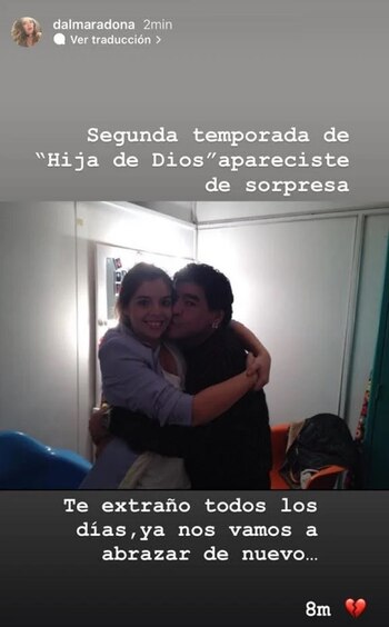 El conmovedor mensaje de Dalma