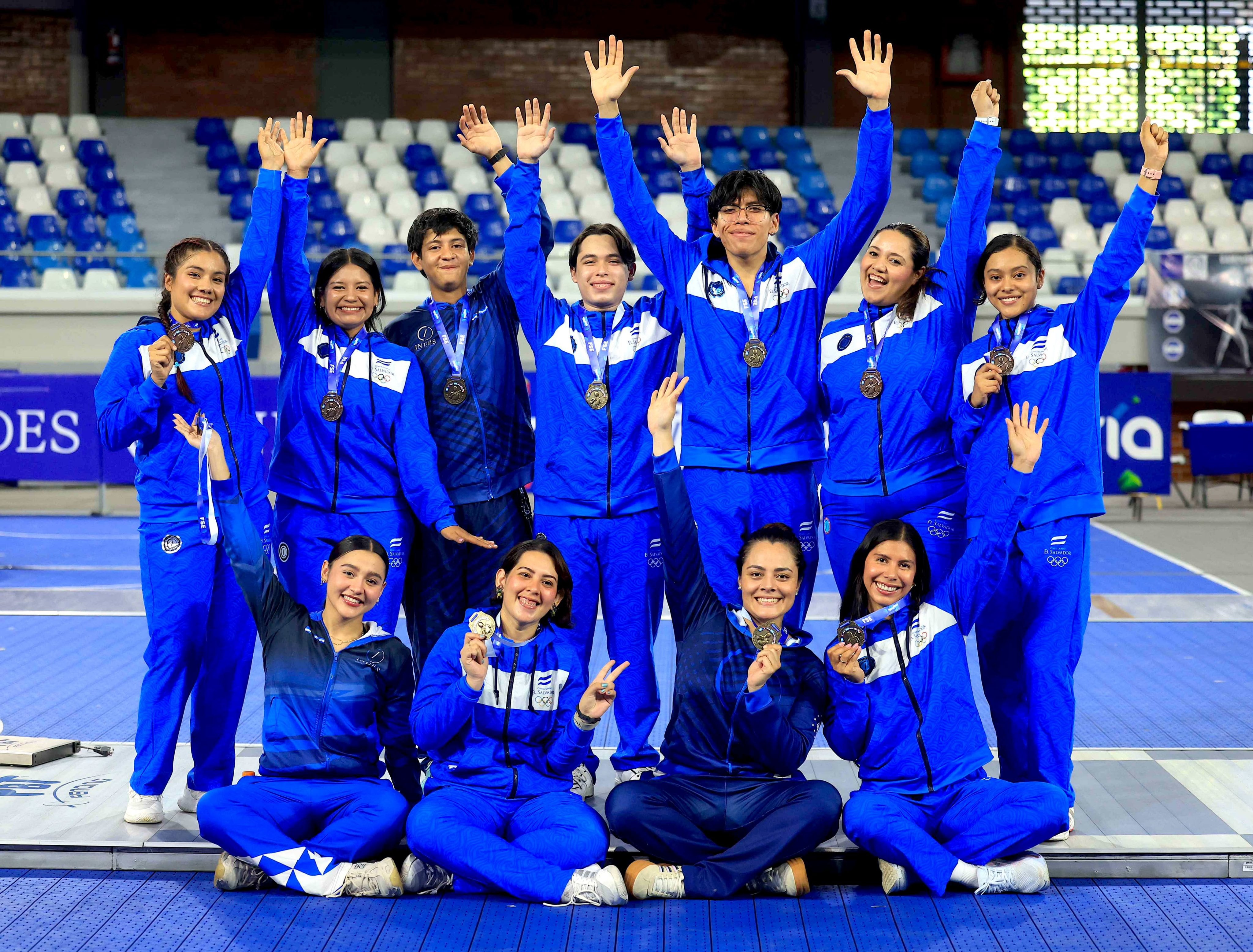 La delegación salvadoreña mantiene el liderato del medallero general con cuatro oros, tres platas y cuatro bronces. (Cortesía: Instituto Nacional de los Deportes)