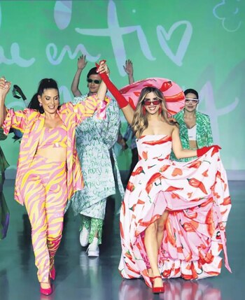 Juli Poggio desfiló en Nueva