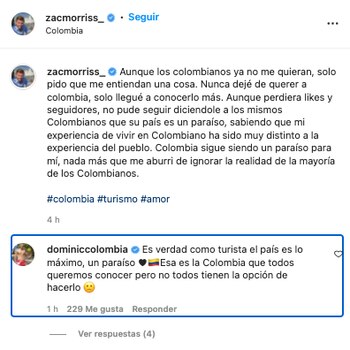 Tomada de Instagram @zacmorriss_