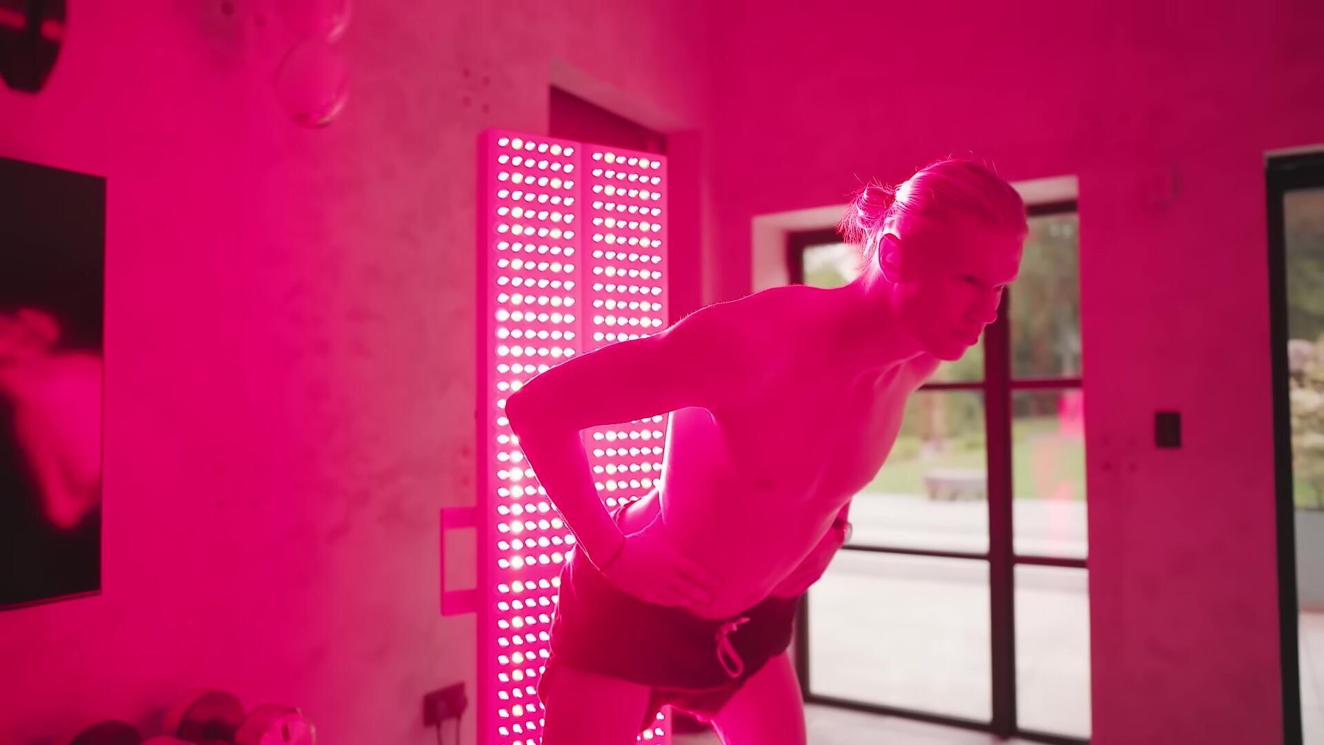 Haaland mostró sus rutinas de ejercicios