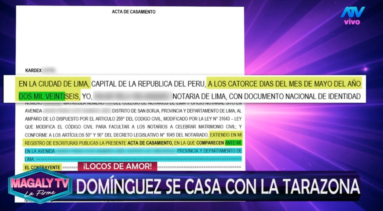 Revelan que Christian Domínguez y Karla Tarazona están a un paso del matrimonio tras viaje romántico. Captura: Magaly TV La Firme.