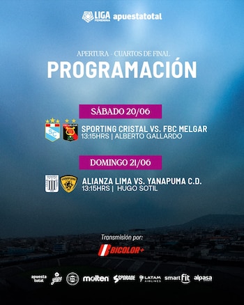 Cruces de cuartos de final del Torneo Apertura de la Liga Femenina 2026. Crédito: Instagram Liga Femenina.