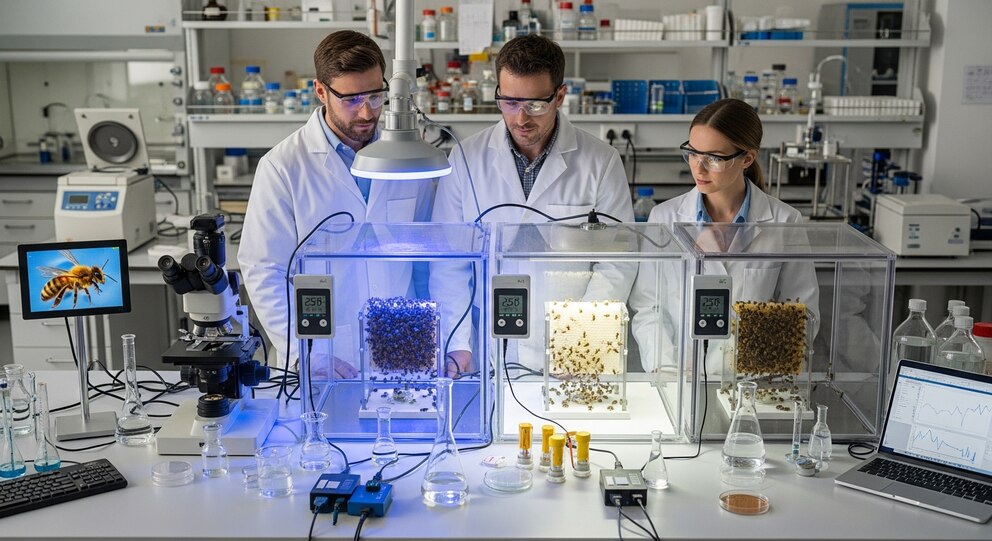 El calor modifica la conducta de las abejas melíferas y podría afectar la polinización, según un estudio científico