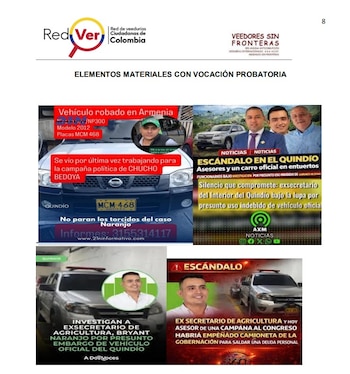 Elementos materiales con vocación probatoria