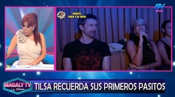 Tilsa Lozano revive episodio con Yaco Eskenazi y Magaly Medina la lapida: “Esto habla mal de ti”. Captura: Magaly TV La Firme.