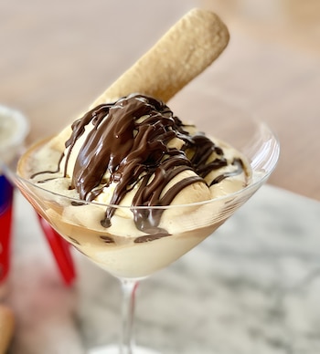 Helado de tiramisú