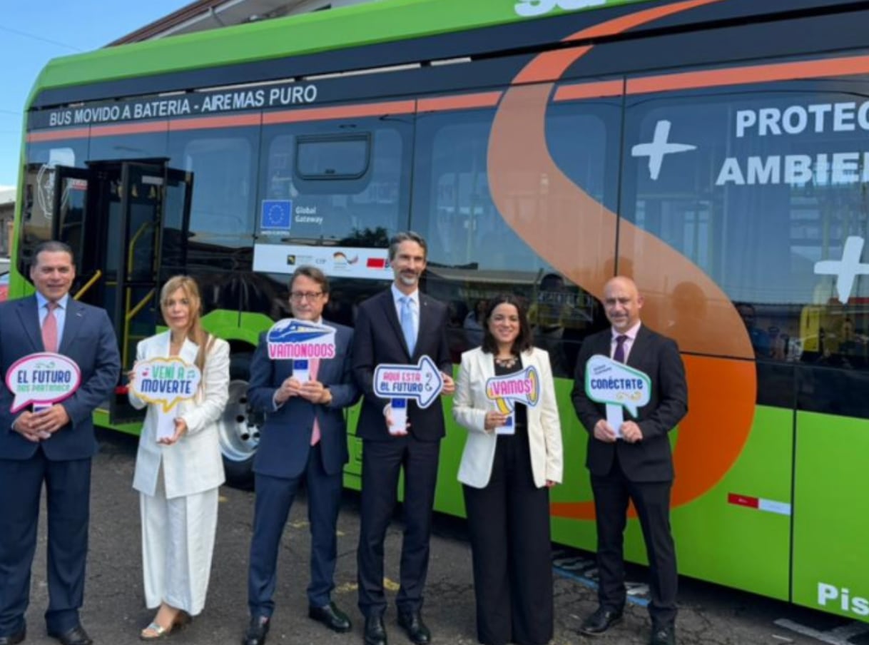 Las primeras unidades eléctricas podrían comenzar a circular en 2027, principalmente en rutas de la Gran Área Metropolitana (GAM). Crédito: Unión Europea