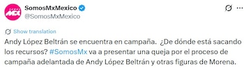 Comunicado de Somos MX.