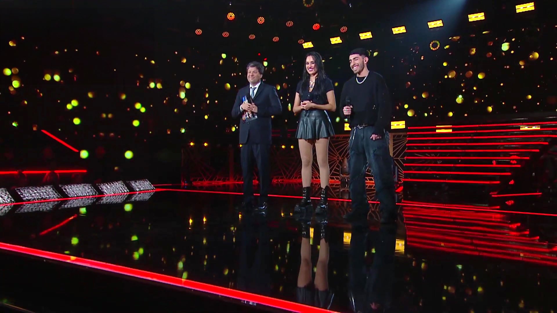 La actriz compartió escenario con Juan Pablo Pighetti y protagonizó uno de los momentos más tensos de la gala