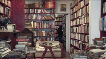 Librería "Burro oculto" del librero Max Ramos