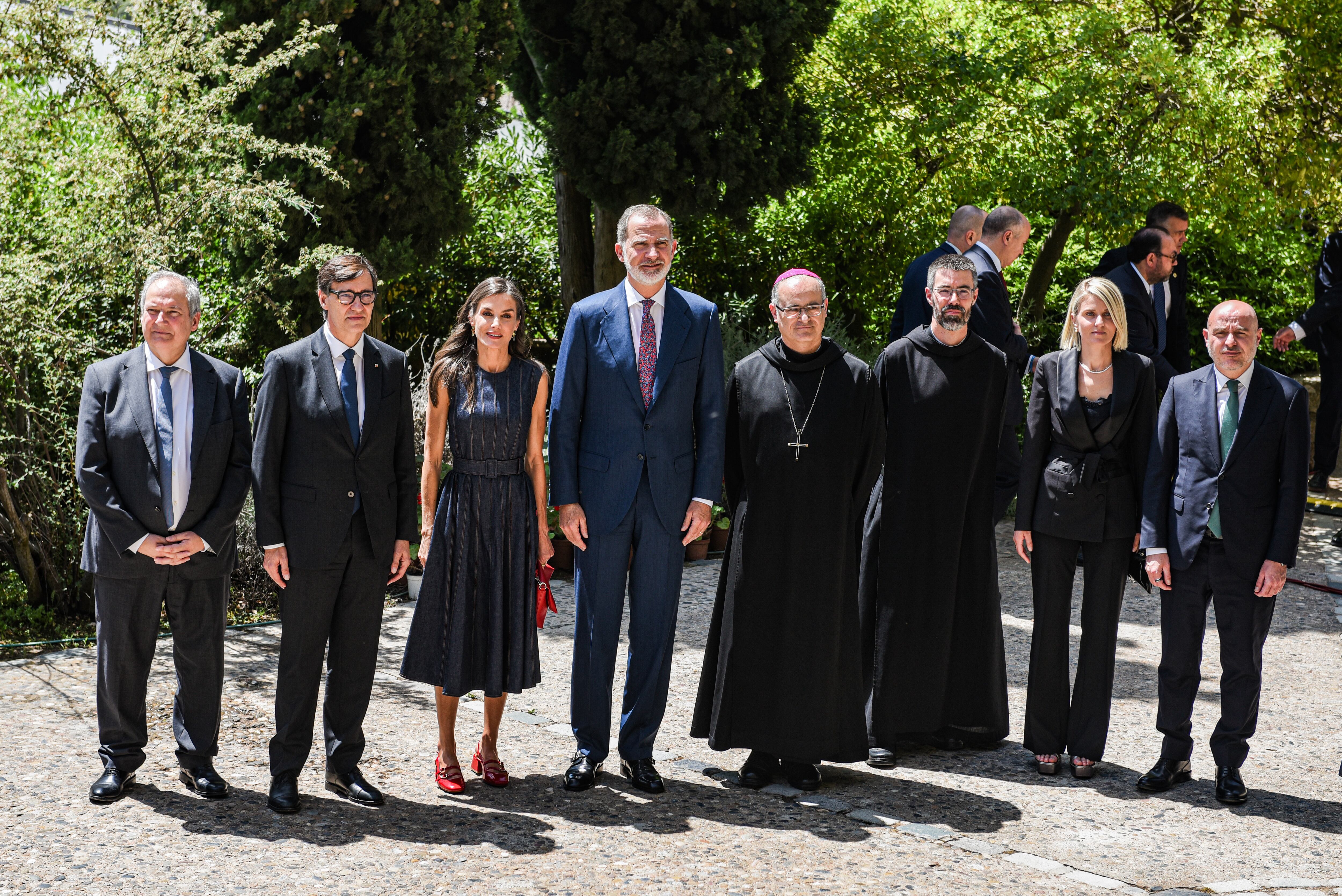 Los Reyes presiden la celebración del Milenario de la fundación del Monasterio de Montserrat