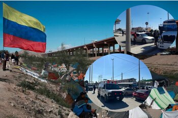 Los colombianos se movilizaban en