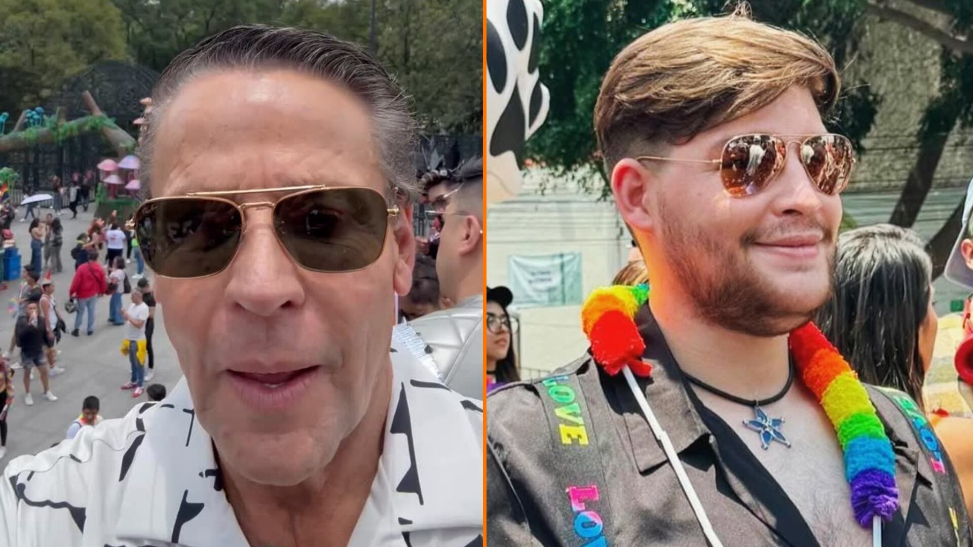 Como es costumbre, diversas figuras del espectáculo se unieron al evento, entre ellas, Alfredo Adame, quien no tardó en generar controversia con sus declaraciones. (Fotos: @sebas_gaymer13, @alfredoadame.goldenboy, Instagram)