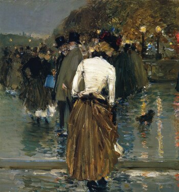 “Paseo al atardecer en París”