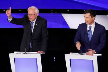 El senador Bernie Sanders y