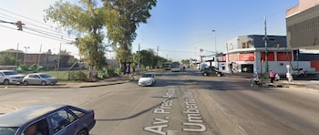 La intersección en donde un policía abatió a un delincuente que le disparó para sacarle la moto