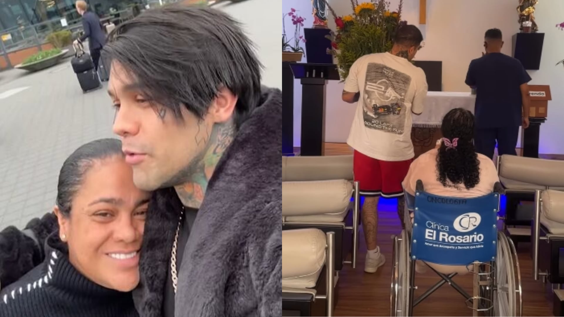 La mamá de Yeferson Cossio fue dada de alta tras su procedimiento quirúrgico y ya se encuentra en recuperación - crédito @yefersoncossio/ Instagram