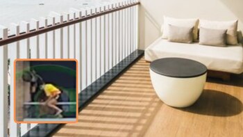 El pequeño pudo caer al