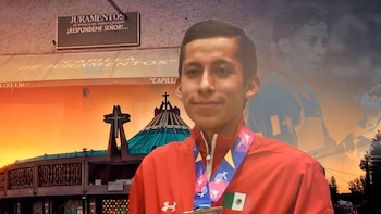 Taekwondista asiste a la Basílica