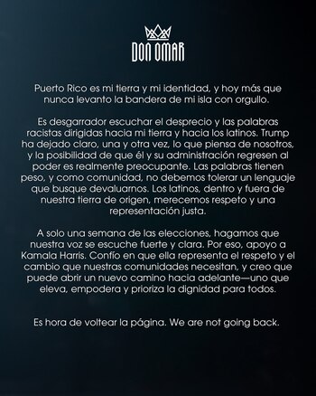 La respuesta de Don Omar