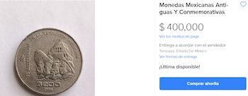 El ejemplar fue acuñado en