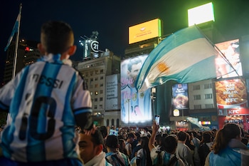 Festejos Argentina Inglaterra en el Mundial 2026 - Obelisco