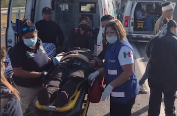 El accidente se registró en