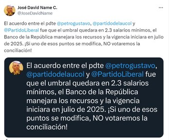 Los senadores esperan y piden