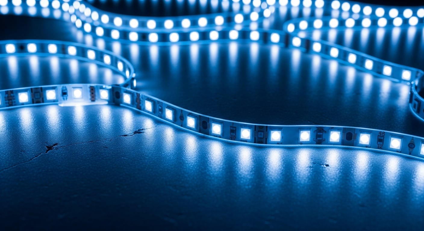 Para evitar incendios al utilizar tiras LED, es fundamental elegir productos certificados que cumplan con las normas de seguridad eléctrica. (Imagen ilustrativa Infobae)